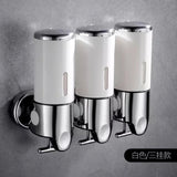 1-3pcs Wall Mounted Square Manual Liquid Soap Dispensers Shampoo Container Soap And Gel Dispenser Bathroom Accessories 500ML Aimak Store