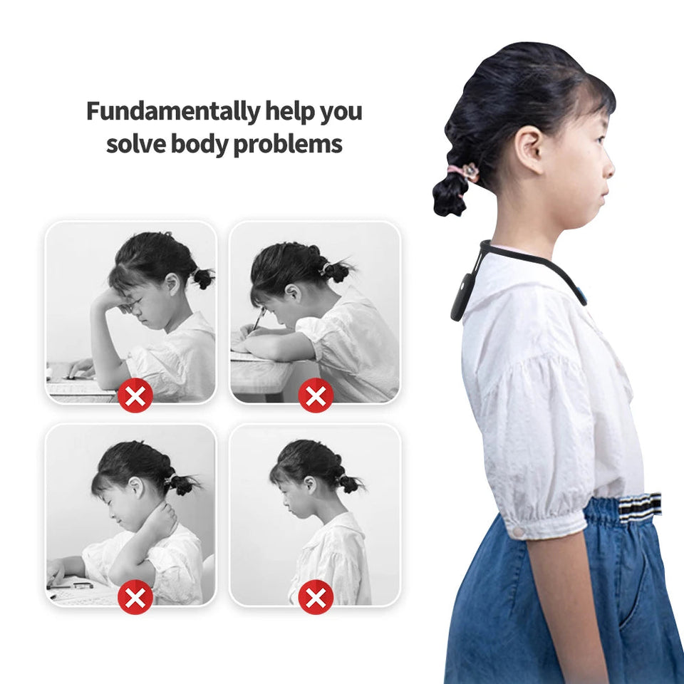 Smart Posture Corrector Device Posture Training Realtime Scientific Back Posture Correct Neck Hump Corrector Adult Kid Health Aimak Store