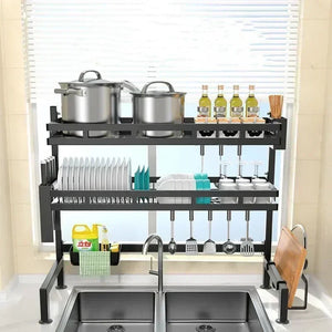 Drain Bowl Rack Table Top Bowl and Tray Storage Rack Sink Sink Drainage Dish Rack Kitchen Accessories Organizer Kitchen Tools Aimak Store