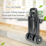 2/4-wheel foldable trolley truck, portable shopping cart, household grocery truck, small cart, garden cargo truck Aimak Store