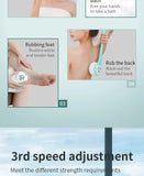 Multifunction Detachable Electric Bath Brush 5in1 Facial Cleansing Skin Grinding Back Rubbing Long Handle Massage Shower Brush Aimak Store