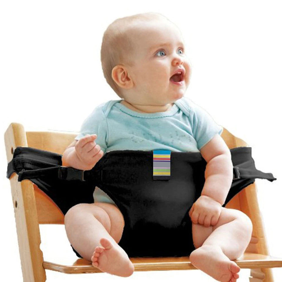 Foldable Baby Dining Chair And Table Safety Belt Anti-drop Adjustable Washable Portable Child High Seat Safety Feeding Strap Aimak Store