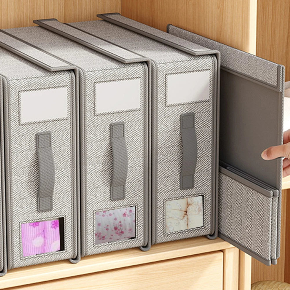 1PC Visual Organizer with Lid and Card Slot Home Essentials Organizers Home Decor Fall Decor Christmas Item Storage Aimak Store