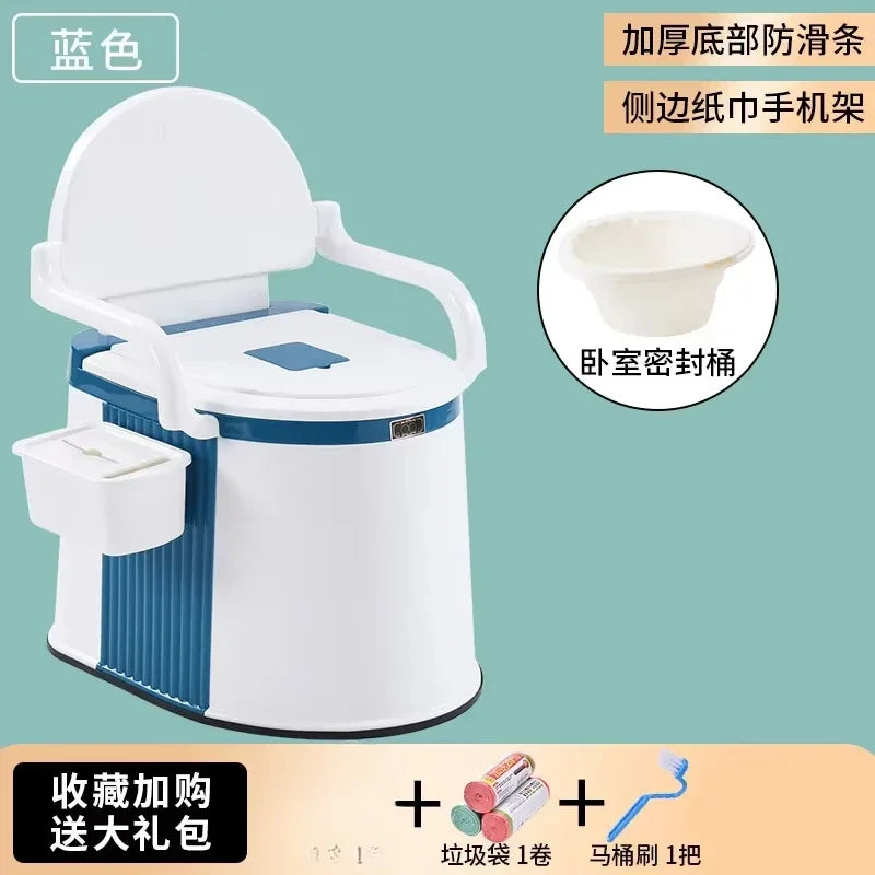 Portable and Portable Toilet for Household Use Urinal for Elderly People When Getting Up At Night and Toilet for Pregnant Women Aimak Store