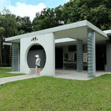 Pack 6 Square Hollow Bricks for Home Decoration, Glass Brick, Screen Room Divider, Office and Hotel Partition Wall, 7.5in(19cm), Aimak Store