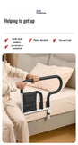 Bedside Guardrail for Elderly/Pregnant Women, Stainless Steel Bed Side Rail Protection Device, Adult Bed Handrail for Most Bed Aimak Store