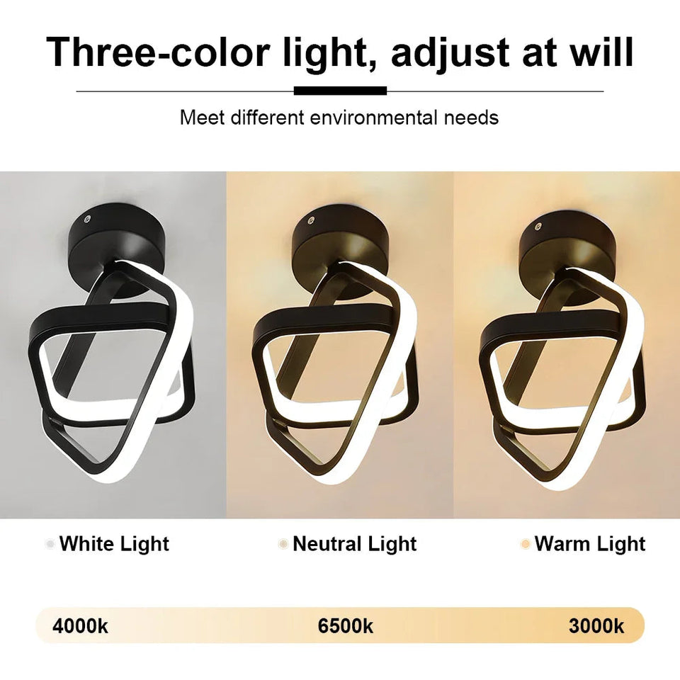 LED Ceiling Light Modern Aisle Ceiling Lamp Indoor Hallway Lighting Small Surface Mounted Fixtures Bedroom Balcony Office Lights Aimak Store