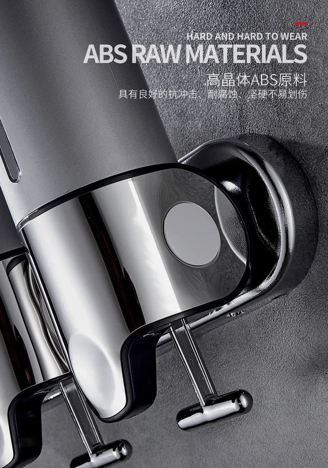 1-3pcs Wall Mounted Square Manual Liquid Soap Dispensers Shampoo Container Soap And Gel Dispenser Bathroom Accessories 500ML Aimak Store