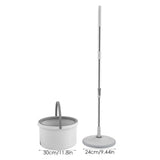 Self Wash Spi n Mop and Bucket with Wringer Set Adjustable Dirty and Clean Water Separation Mop Floor Cleaning Spinning Mop Aimak Store