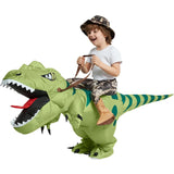 Animal Cartoon Riding T-Rex Inflatable Costume Nursery Kids Dinosaur Role Playing Game Adult Kids Chasing Game Birthday Gift Aimak Store