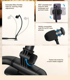 Baseus Flexible Universal Neck Phone Holder Hanging Neck Lazy Necklace Cell Phone Desk Mount Bracket for iPhone 16 15 14 Pro Max Aimak Store