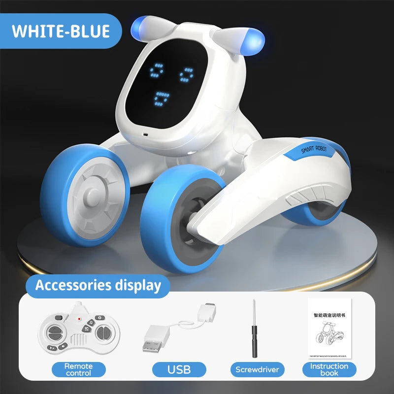 JJRC New R28 Cute Voice Dialogue Electronic Pet Children Early Education Toy Parent Child Interactive Communication Machine Dog Aimak Store