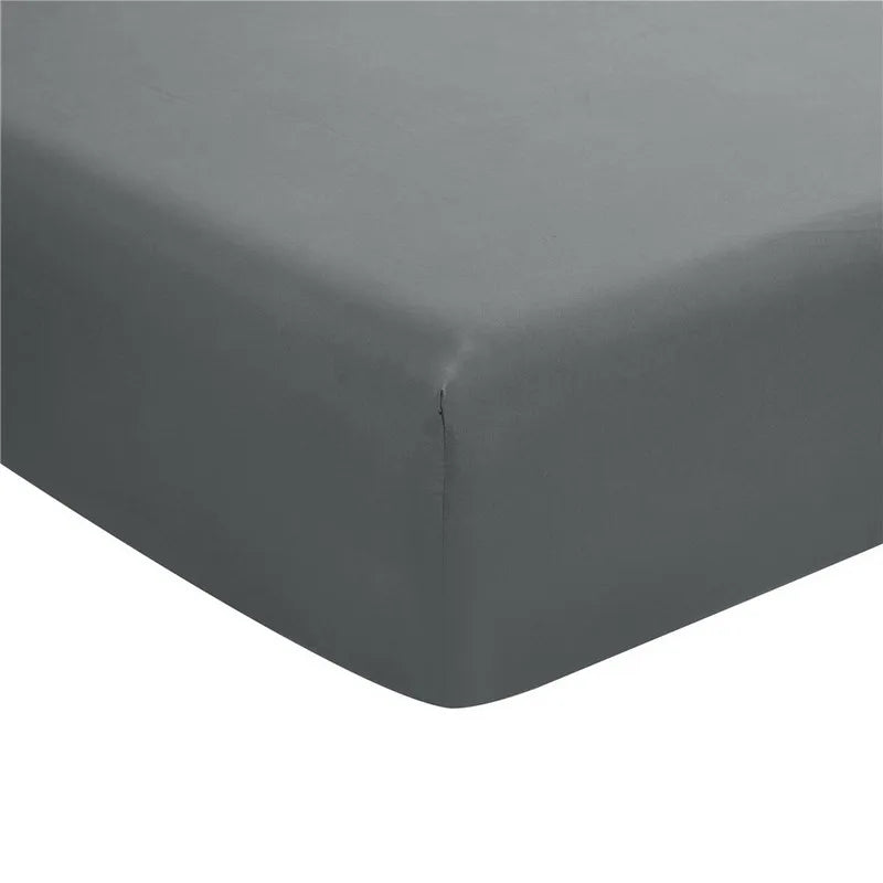 Embroidery Brushed 3/4 Pieces Bed Set Flat Sheet Fitted Sheet Pillowcase Bedding Set for Twin Full Queen King Pillow Sham Soft Aimak Store