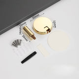 1 set of household silent, punch-free, invisible floor-mounted door stoppers, suitable for bathrooms and bedrooms Aimak Store