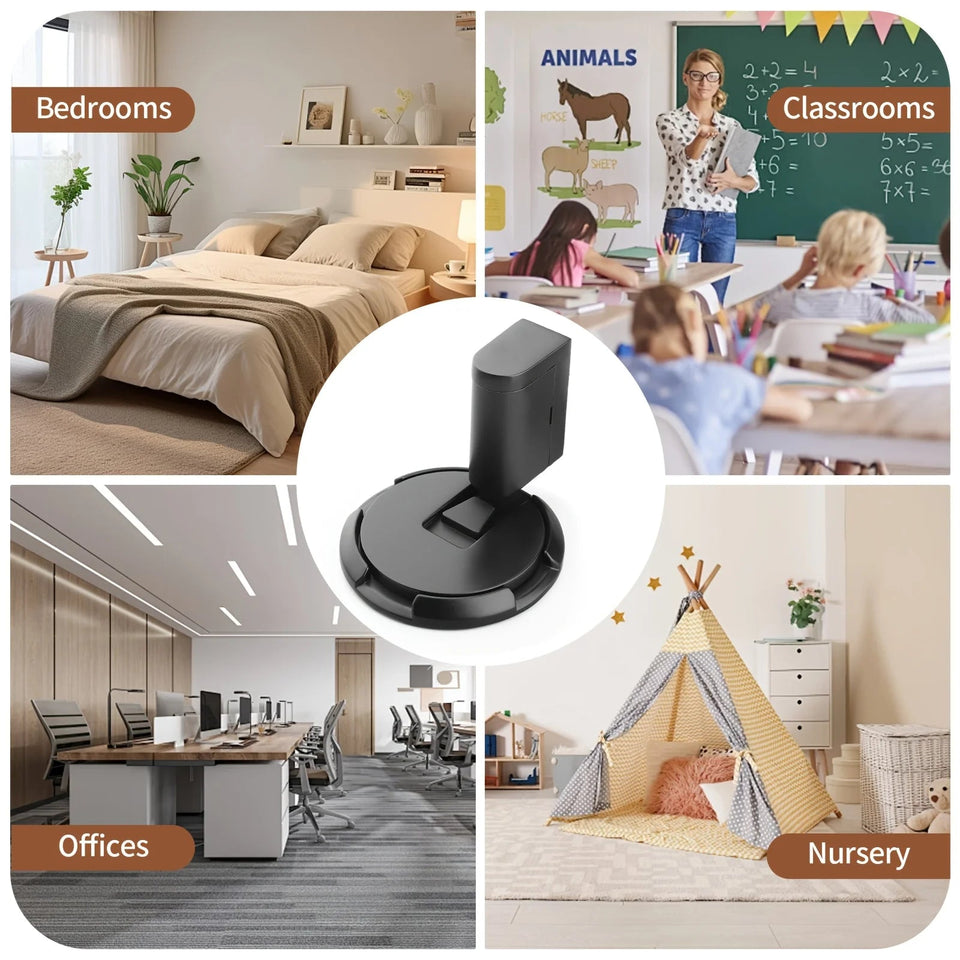 1 set of household silent, punch-free, invisible floor-mounted door stoppers, suitable for bathrooms and bedrooms Aimak Store