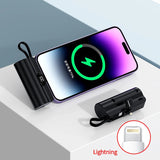 5000/10000/20000mAh 2IN1 Mini Power Bank Pocket External Battery Plug Portable Power Bank For iPhone Huawei Fast Charging Outdoo Aimak Store