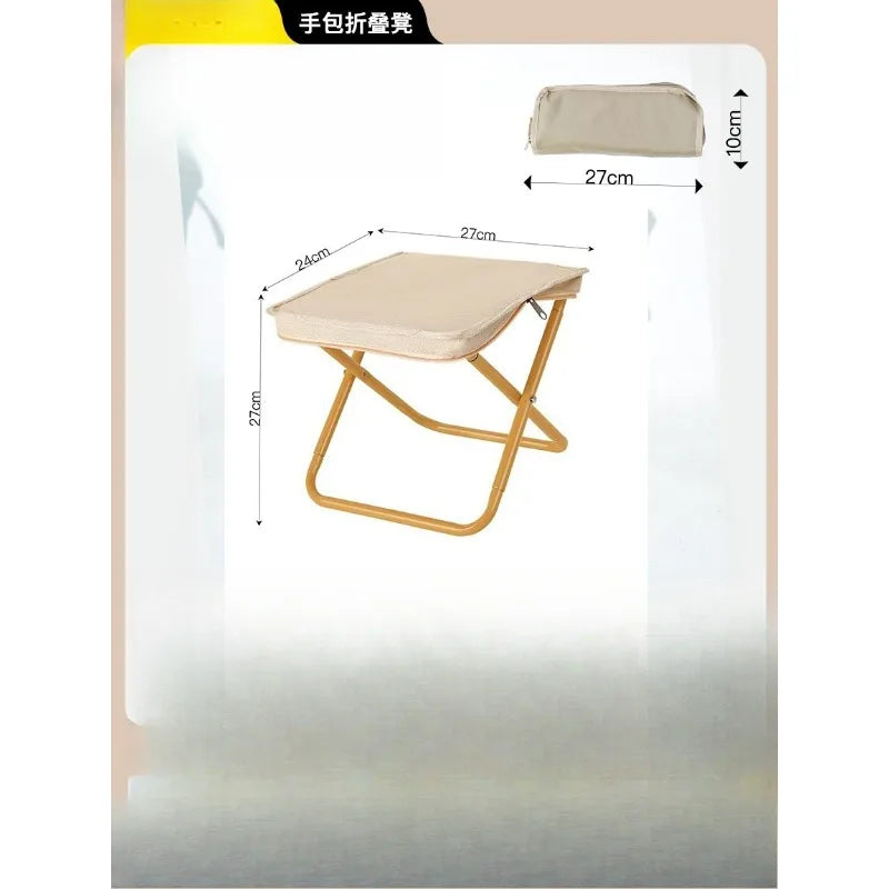 New Mini Pen Bag Foldable Small Magza Pocket Hand Stool Bag for Lazy People to Carry with You When Going Out, Chair Stool Aimak Store