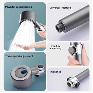 Xiaomi MiJia Shower Head High Pressure Filter Showerhead 3 Mode Water Saveing Massage Shower Head with Hose Bathroom Accessories Aimak Store