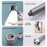 Xiaomi MiJia Shower Head High Pressure Filter Showerhead 3 Mode Water Saveing Massage Shower Head with Hose Bathroom Accessories Aimak Store