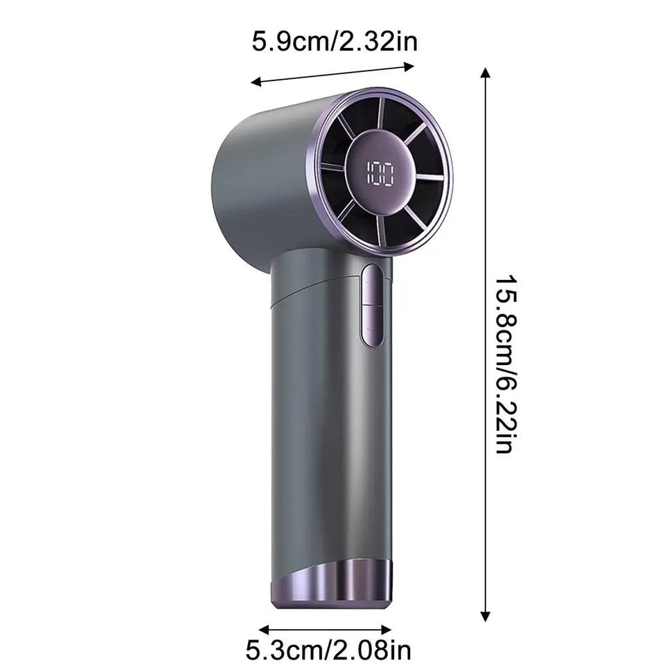 Handheld Fan Rechargeable Silent Small Handheld Fan Portable Personal Fan Quick Charging Personal Cooling Fan Small Personal Fan Aimak Store