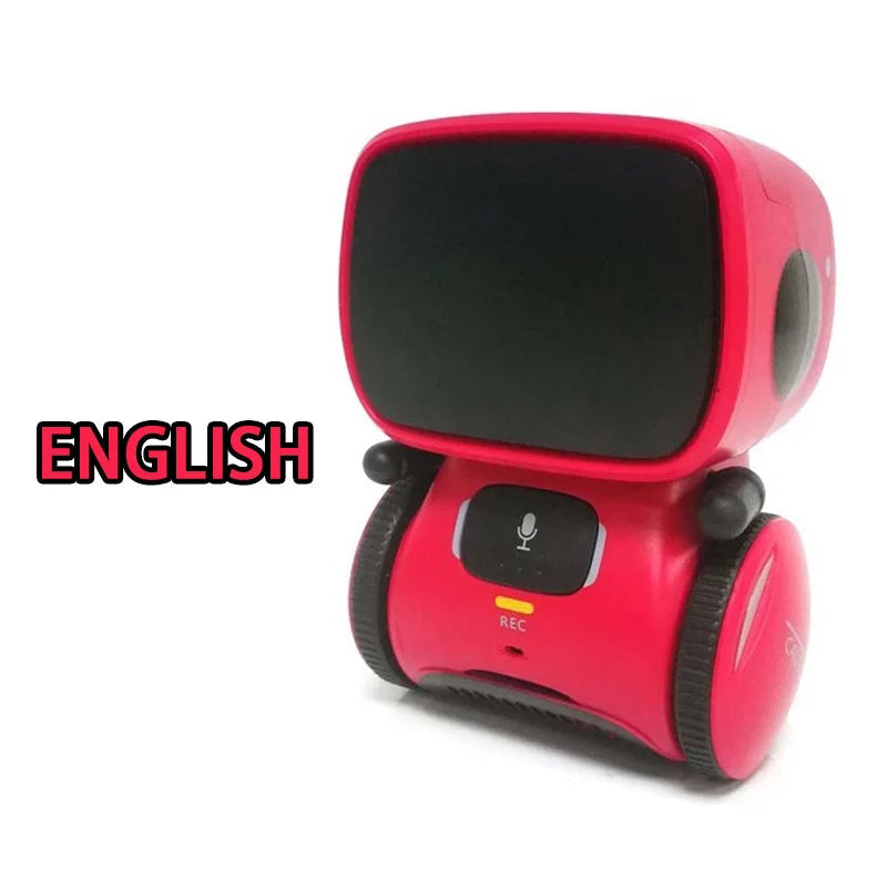 Toy Robot Intelligent Robots Russian & English & Spanish Version Voice & Touch control Toys Interactive Educational RC Robot Aimak Store