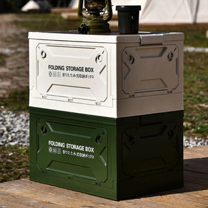 1PC Collapsible Outdoor Camping Car Storage Box Multi-Functional Storage Box Table Dual-Purpose Car Trunk Organizer Aimak Store