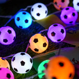 1pc 10/20LED Football String Lights Creative Atmosphere Lamp Battery Powered For Restaurants Window Displays Room Holiday Decor Aimak Store