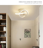 Nordic Minimalist LED Strip Corridor Ceiling Light Creative Living Room Balcony Bedroom Home Decoration Lighting Fixtures Aimak Store