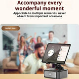 360° Rotation Foldable Desk Tablet Stand Holder Table Smartphone Mount with Wireless Bluetooth Speaker Stereo USB Sound Box Aimak Store