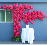 Artificial Flower Rattan Tree Vine Bougainvillea Floral Wall Plants Tree Wedding Christams Party Festival Outdoor Garden Decor Aimak Store