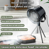 Desktop mini range hood large suction home restaurant hot pot barbecue deodorization fume purifier portable smoke exhaustmachine Aimak Store