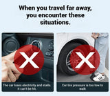 7 in 1 Car Tyre Inflator Inflatable Pump Electric Pump Car Jump Starter Battery Starting Portable Air Compressor Emergency Power Aimak Store