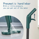 Electric Water Mop Cleaner Machine 360° Rotatable Spin Cleaning Mop Squeeze Wet and Dry Use Hand Push Household Floor Cleaning Aimak Store