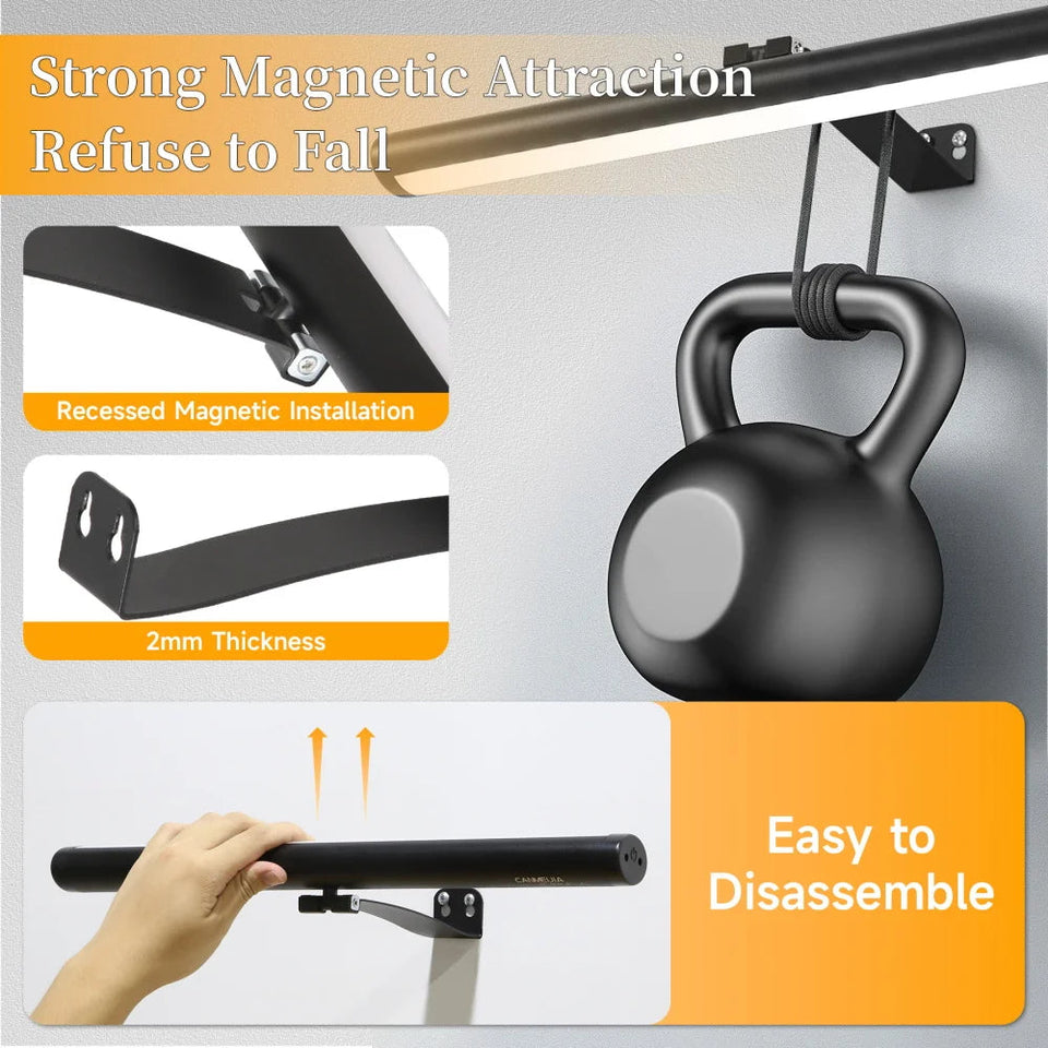 USB Rechargeable LED Wall Light Dimmable Mural Lamp Modern Wireless Aluminum Led Spotlights for Paintings Pictures Wall Lighting Aimak Store