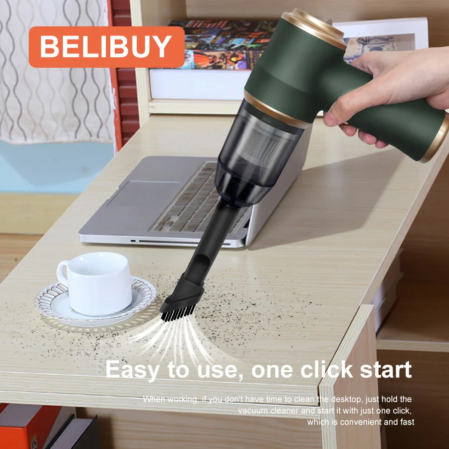 BELIBUY Wireless Car Vacuum Cleaner for Cleaning Bedroom Carpets Portable High Power Function Home Appliance Cleaning Machine Aimak Store