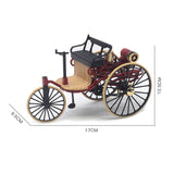 1Pc 1:12 1886 Vintage Classic Car No.1 Alloy Car Model Simulation Tricycle Pull Back Toy For Children Gift Collection Aimak Store