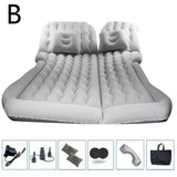 68.9*51.2in Portable Car Inflatable Camping Mattress With Pillows Air Pump Auto Air Bed Mattress SUV Sleeping Pad Tools Aimak Store