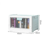 Foldable Storage Box Large Capacity Sundries PP Organizer Bedroom Transparent Stackable Toy Snacks Sorting Bin Closet Organizer Aimak Store