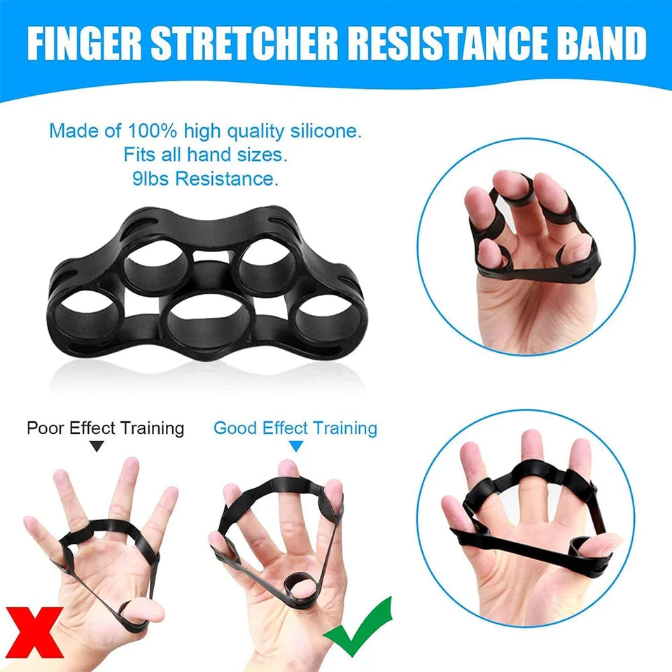 Adjustable Grip Strength Trainer Wrist Finger Exerciser Hand Grip Strengthener Muscle Building Injury Recover Expander Kit Aimak Store