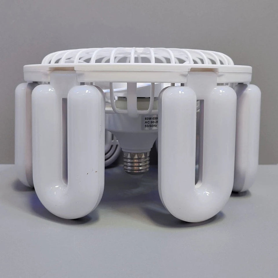 E27 Silent Ceiling Fan Light Ceiling Fan Light Bulb 3 Speed Adjustable 60W Remote Control Electric Fan Chandelier Eye Protection Aimak Store