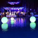16 Colors Floating Pool Lights 40cm Large Inflatable Pool Beach Ball For Water Pool Party Outdoor Balloon LED Garden Ball Light Aimak Store
