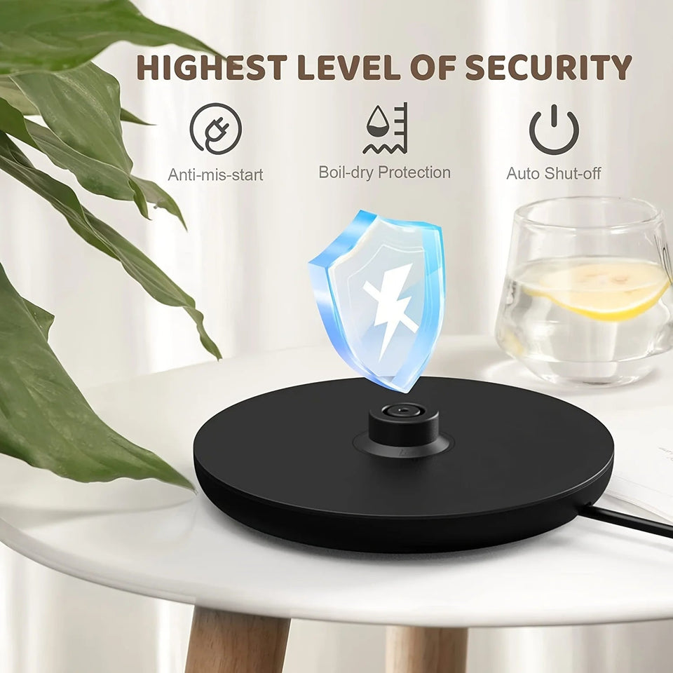 1pc 1.8QT Electric Kettle, US Plug, Temperature Control With 7 Heat Settings & LED Display,   (1100W) , Kitchen and home Aimak Store