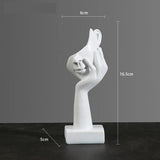 Resin Abstract Mask Statues European Miniature Figurines for Interior Home Office Study Desktop Figure Ornament Decor Gift Aimak Store