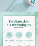 Multifunction Detachable Electric Bath Brush 5in1 Facial Cleansing Skin Grinding Back Rubbing Long Handle Massage Shower Brush Aimak Store