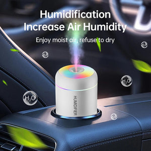180ML Mini Air Humidifier USB Electric Aroma Diffuser Essential Oil Purifier Aromatherapy Mist Maker Lights For Car Home Bedroom Aimak Store