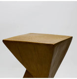 Lightweight Concrete Accent Table,Modern Geometry Side Table for Indoor and Outdoor,Small Bedside End Table Sofa Vanity Coffee Aimak Store