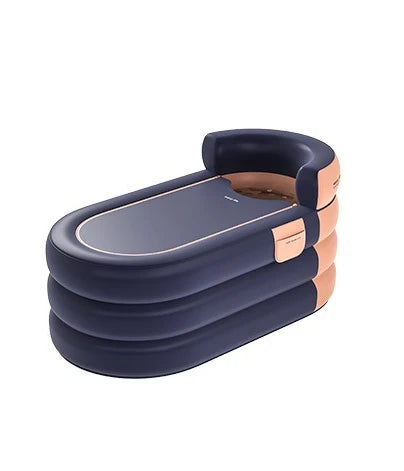 Shower Bucket for Adults PVC Folding Children's Bath Thickened Bathtub Household Inflatable Bathtub Adult Shower Bucket Aimak Store