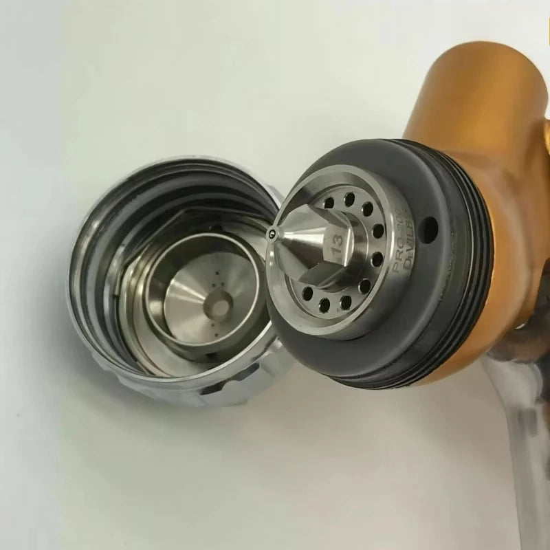 Tpaitlss Spray Gun G T Pro Painting Gun TE20/T110 1.3mm/1.8mm Nozzle Glod With Mixing Cup Water Based Air Spray Gun Airbrush Aimak Store