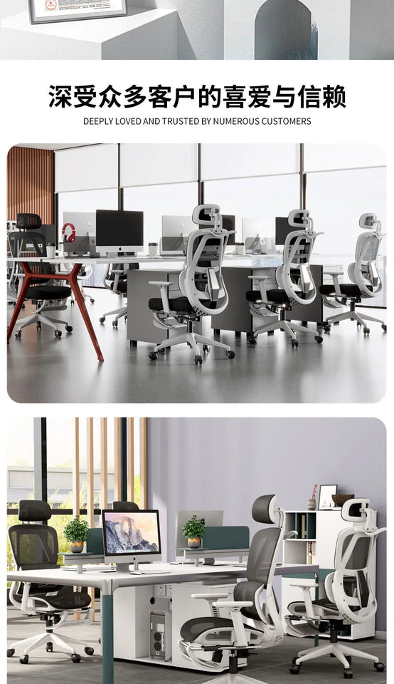 Silla Ergonómica Computer Home Office Chair Family Back Comfortable Seat Hollow Study Long Sitting Ergonomic Chair Aimak Store