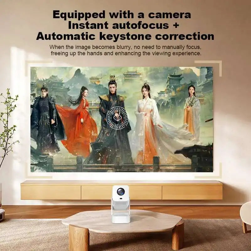 VOXFLIX  HY300 Pro MAX 1080P Full HD Projector Android 13 Wifi 6.0 BT5.2 Cinema Sound Speaker Protable Mini Projetor Supports 4K Aimak Store